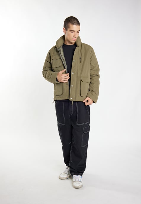 TUFFSKULL winterjas Heren militaire olijf - Image 2