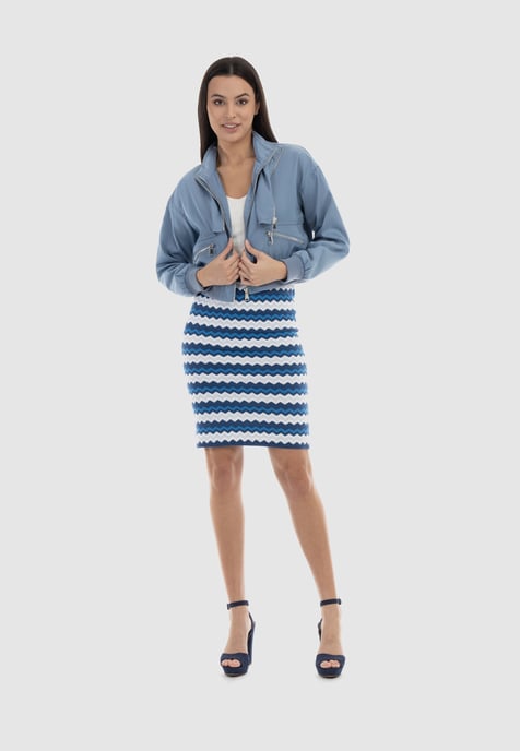 Faina Jas Dames rokerig blauw - Image 2