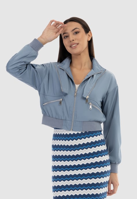 Faina Jas Dames rokerig blauw - Image 3