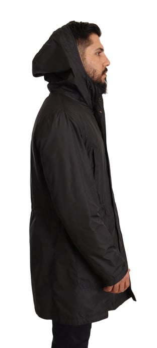 Zwarte Hoody Jas Jkt2925 - Image 4