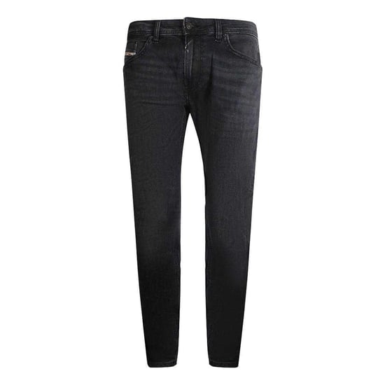 Diesel Heren Tommer-R Denim Faded Jeans (Zwart) - Image 1