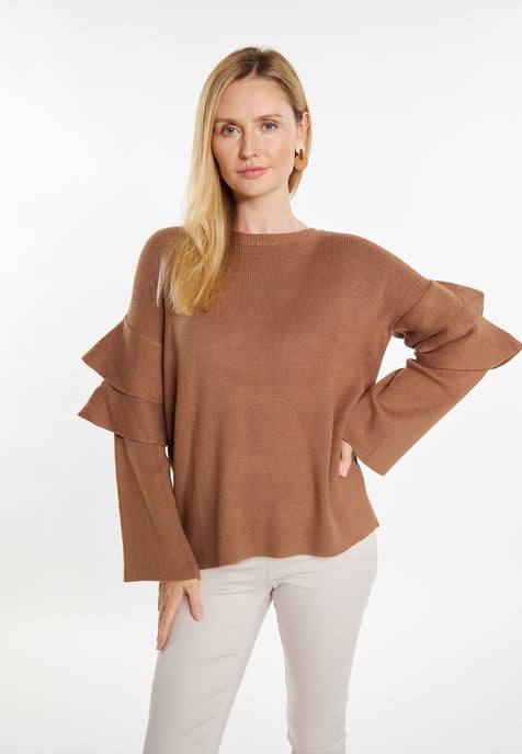usha Jumper Dames Kameel - Image 3