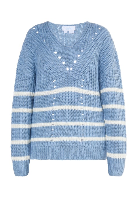 usha Gebreide trui Dames denimblauw - Image 1