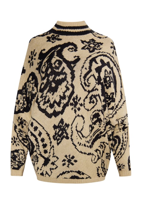 usha Poncho-trui Dames beige - Image 1