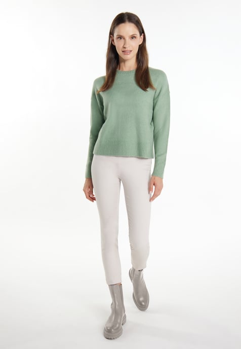 usha Gebreide trui Dames jade groen - Image 2