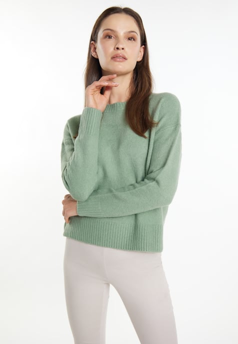 usha Gebreide trui Dames jade groen - Image 3