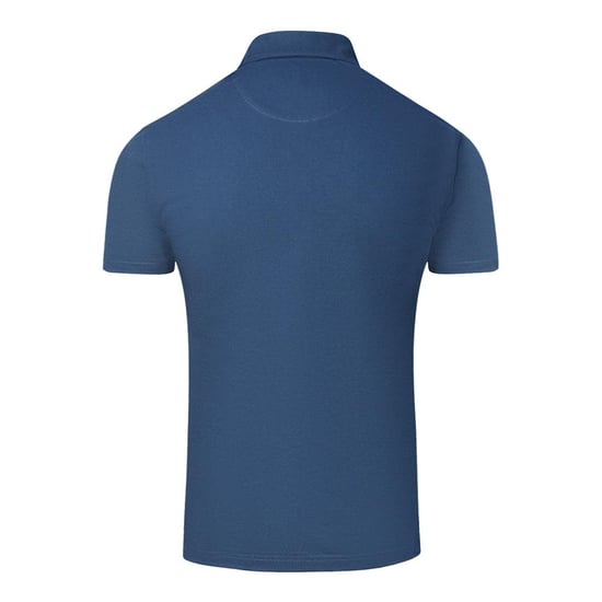 Aquascutum Volwassen Unisex Aldis London Logo Poloshirt (Marine) - Image 2