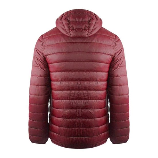 Aquascutum Heren Bordeaux Londen Logo Hooded Jacket (Rood) - Image 2
