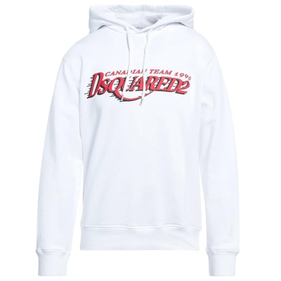 DSquared2 Heren Canadees Team Logo Cool Fit Hoodie (Wit) - Image 6