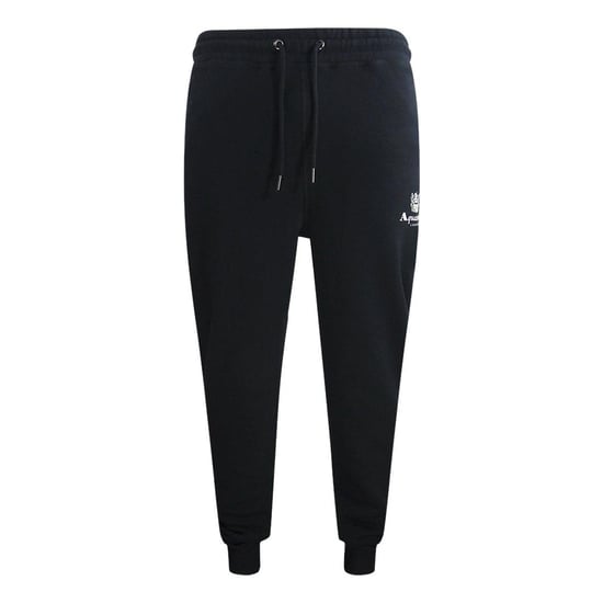 Aquascutum Heren Active Basic Geribde Joggingbroek (Zwart) - Image 1