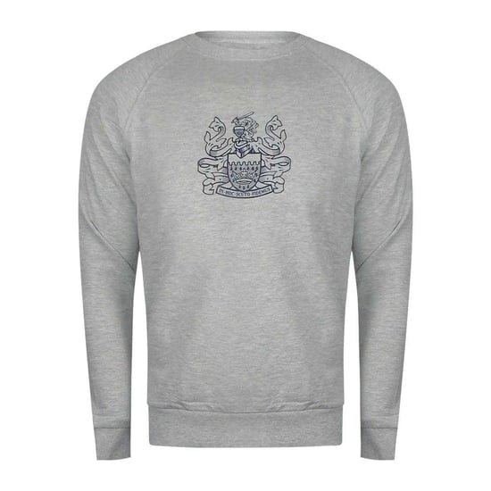 Aquascutum Heren Iconic Crest Crew Neck Trainingspak (Grijs) - Image 3