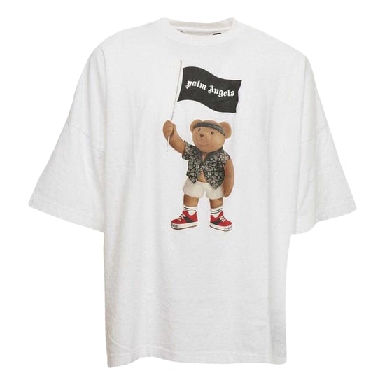 Palm Angels Unisex volwassen Piraten Beer Los T-Shirt (Wit) - Image 1