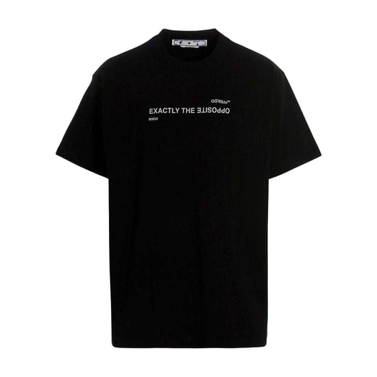 Off White Heren Precies het tegenovergestelde T-shirt (Zwart) - Image 1