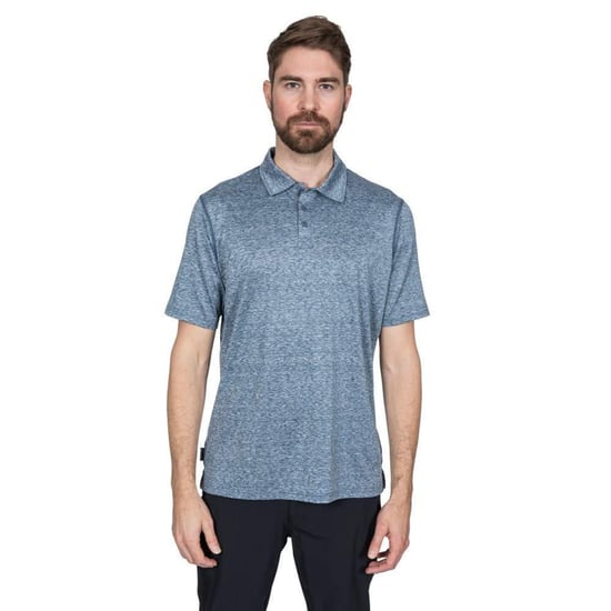Trespass Heren Monocle Quick Dry Polo Top (Marine) - Image 3