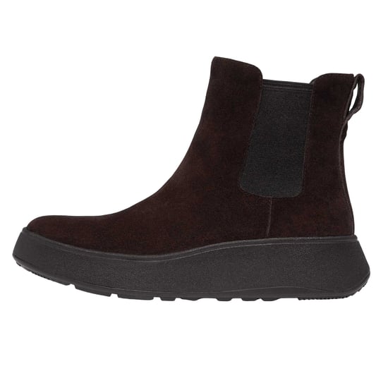 Fit Flop Dames/Dames F-Mode Suede Flatform Chelsea Laarzen (Bruin) - Image 2