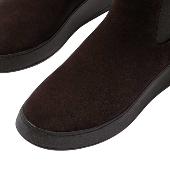 Fit Flop Dames/Dames F-Mode Suede Flatform Chelsea Laarzen (Bruin) - Image 5