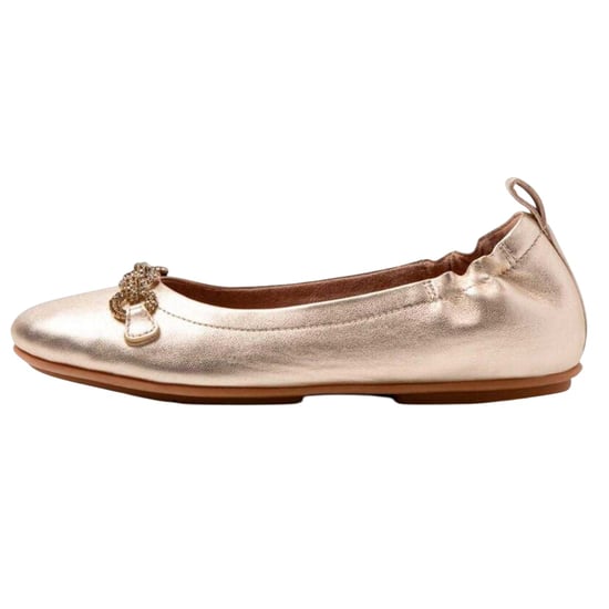 Fit Flop Dames/Dames Allegro Sprankelende Ballerina Flats (Goud) - Image 2