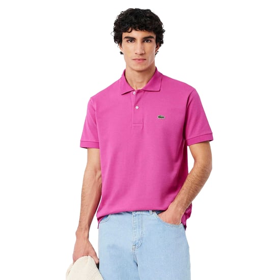Lacoste Heren L.12.12 Original Pique Klassiek Poloshirt (Roze) - Image 4