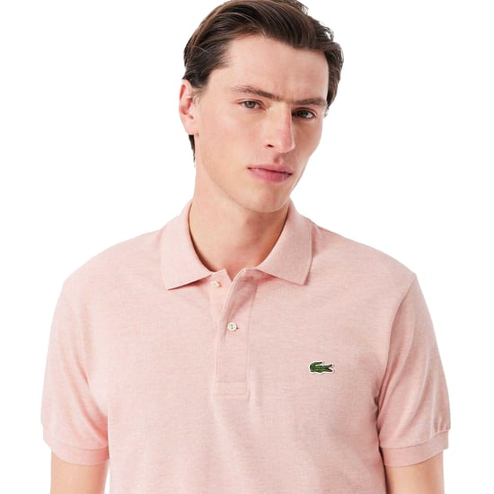 Lacoste Heren L.12.12 Marl Klassiek Poloshirt (Roze) - Image 3