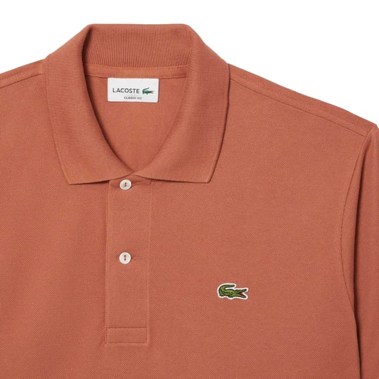 Lacoste Heren L.12.12 Original Pique Klassiek Poloshirt (Lichtbruin) - Image 4