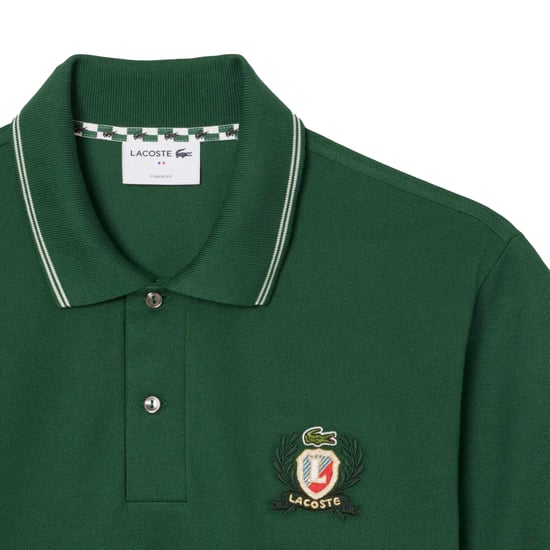 Lacoste Heren L.12.12 Geborduurd Klassiek Poloshirt (Groen) - Image 2