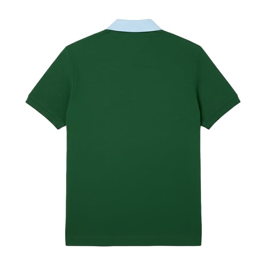 Lacoste Herenpoloshirt met contrasterende kraag (Groen) - Image 2