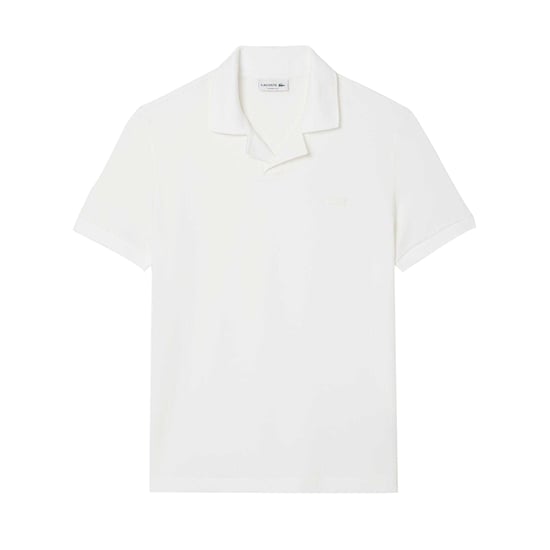 Lacoste Heren Paris Open Kraag Klassiek Polo Shirt (Wit) - Image 1