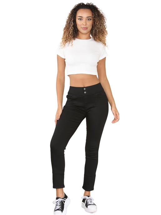 Enzo | Dames Wijde Taille Jeans - Image 5