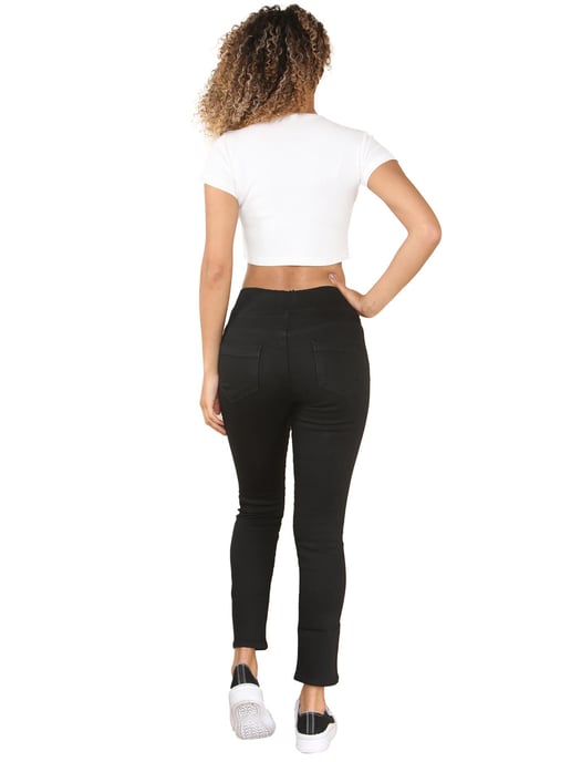 Enzo | Dames Wijde Taille Jeans - Image 6