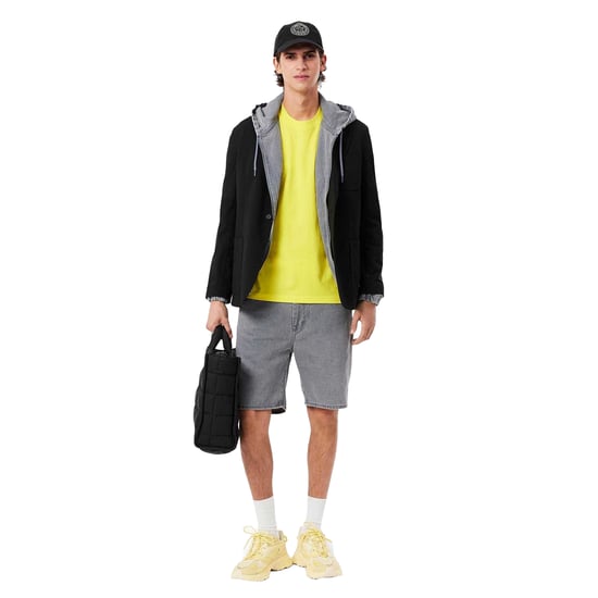 Lacoste Katoenen heren-T-shirt (Geel) - Image 4