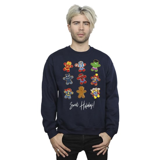 Marvel Heren Gingerbread Avengers Sweatshirt (Marineblauw) - Image 3