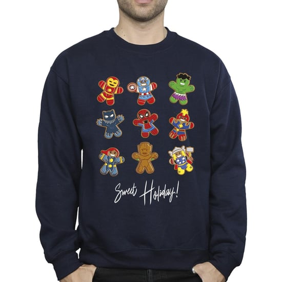 Marvel Heren Gingerbread Avengers Sweatshirt (Marineblauw) - Image 4