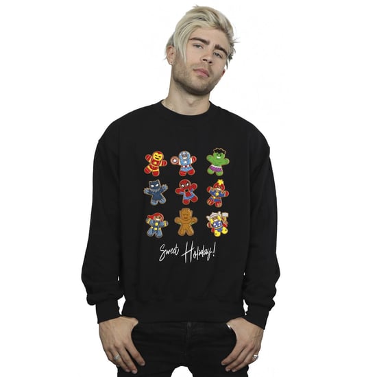 Marvel Heren Gingerbread Avengers Sweatshirt (Zwart) - Image 2