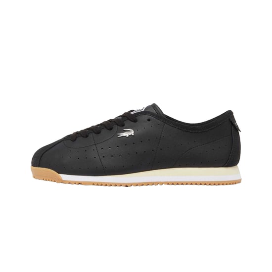 Lacoste Heren Club Leather Lage Sportschoenen (Zwart) - Image 3