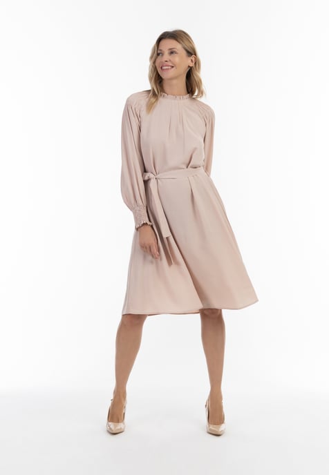 usha midi-jurk nowles Dames Roze Beige - Image 2