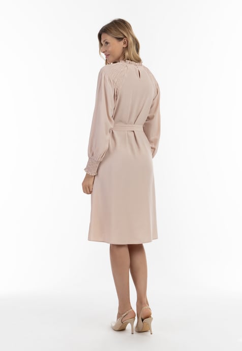 usha midi-jurk nowles Dames Roze Beige - Image 3