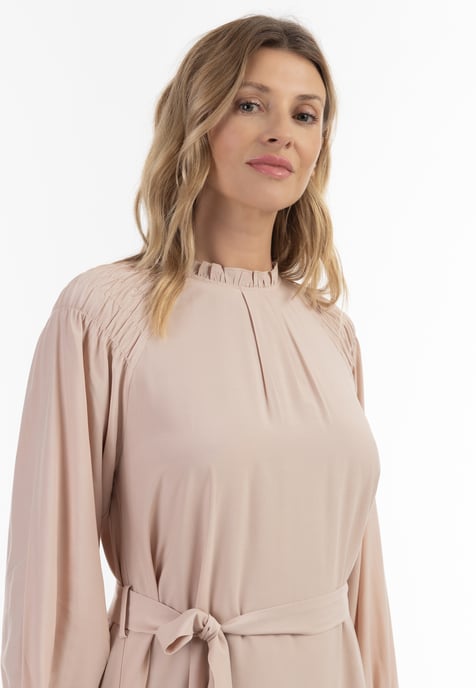 usha midi-jurk nowles Dames Roze Beige - Image 5