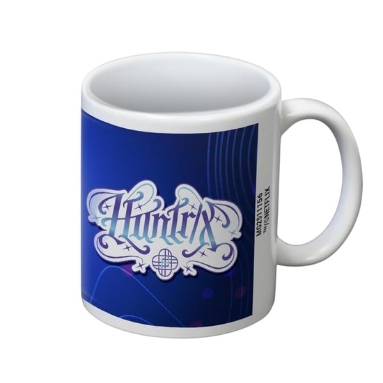 K-Pop Demon Hunters Huntrix Logo 325ml Mok (Wit/Blauw) - Image 1