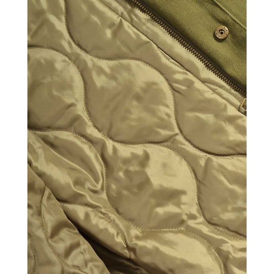 Lambretta Canvas heren parka (Kaki Groen) - Image 6
