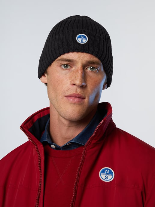 North Sails Muts Geribbeld breisel met fleece voering - Image 1