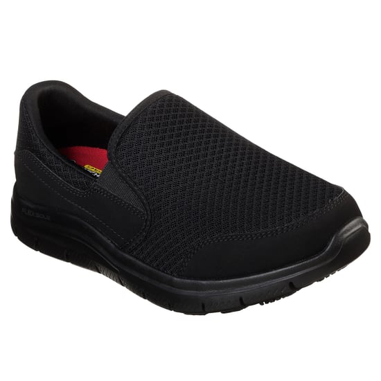 Skechers Vrouwen/dames Cozard Leather Trainers (Zwart) - Image 3