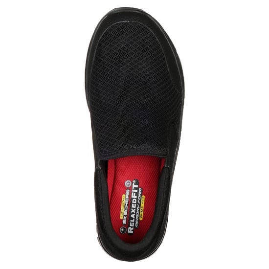Skechers Vrouwen/dames Cozard Leather Trainers (Zwart) - Image 4
