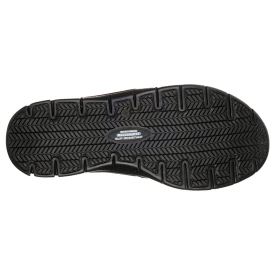 Skechers Vrouwen/dames Cozard Leather Trainers (Zwart) - Image 5