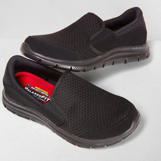 Skechers Vrouwen/dames Cozard Leather Trainers (Zwart) - Image 6