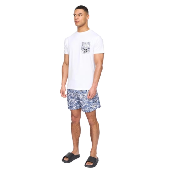 Henleys Heren Wave Polyester Regular Zomer Zwemshorts (Marineblauw) - Image 4
