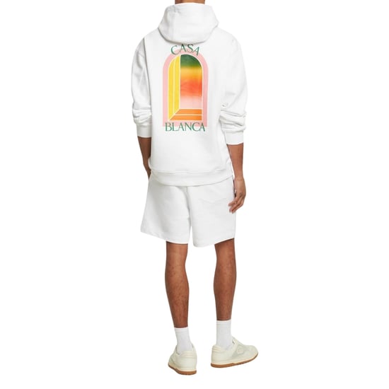 Casablanca Gradient Arch Logo Witte Hoodie - Image 4