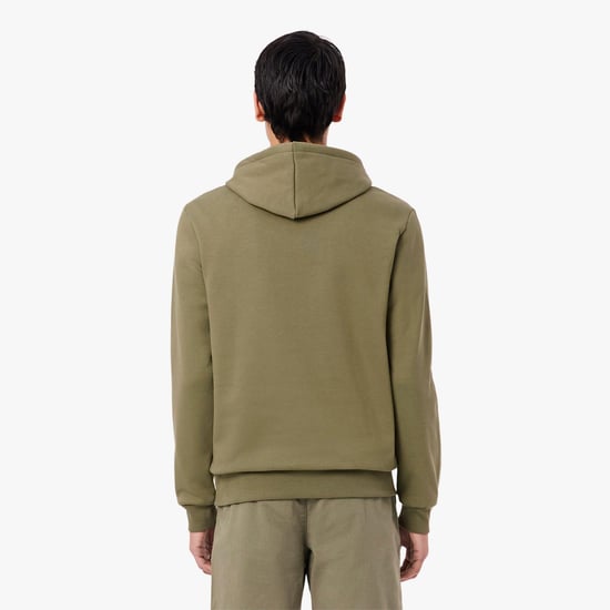 Lacoste Heren Organic Cotton Hoodie (Groen) - Image 3