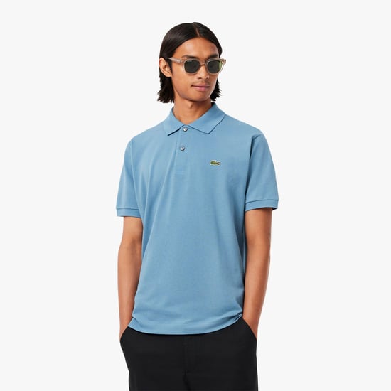 Lacoste Heren L.12.12 Original Pique Klassiek Poloshirt (Donkerblauw) - Image 2