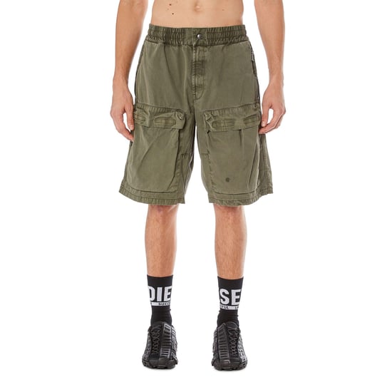 Diesel Heren P-Beek Korte Broek (Groen) - Image 1