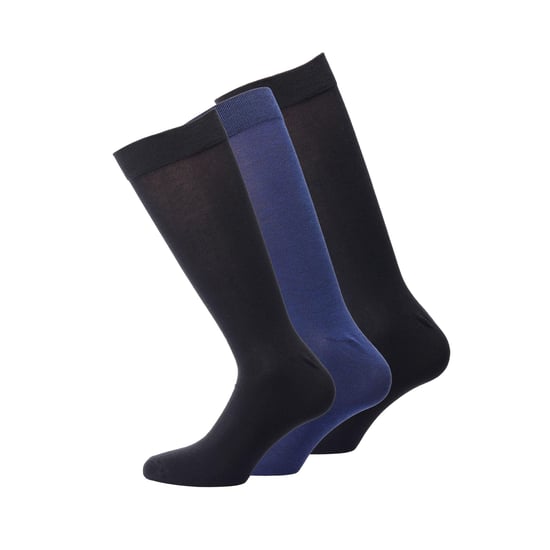 Diesel Unisex Volwassen Skm Sokken (Verpakking van 3) (Zwart/Blauw) - Image 2